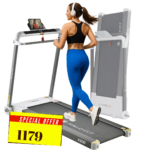 bieżnia domowa składana X500 Halo-Fit mocna 1-14 km/h 12 programów treningowych Okazja