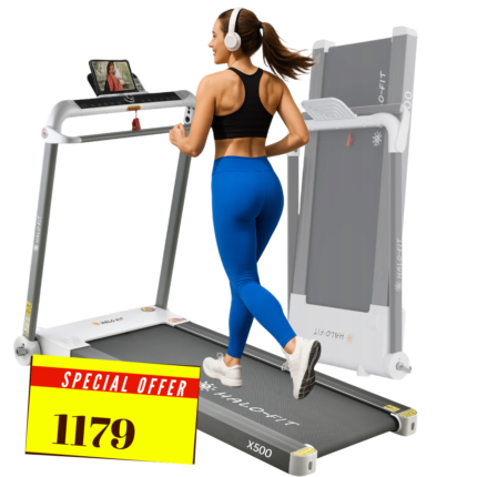 bieżnia domowa składana X500 Halo-Fit mocna 1-14 km/h 12 programów treningowych Okazja
