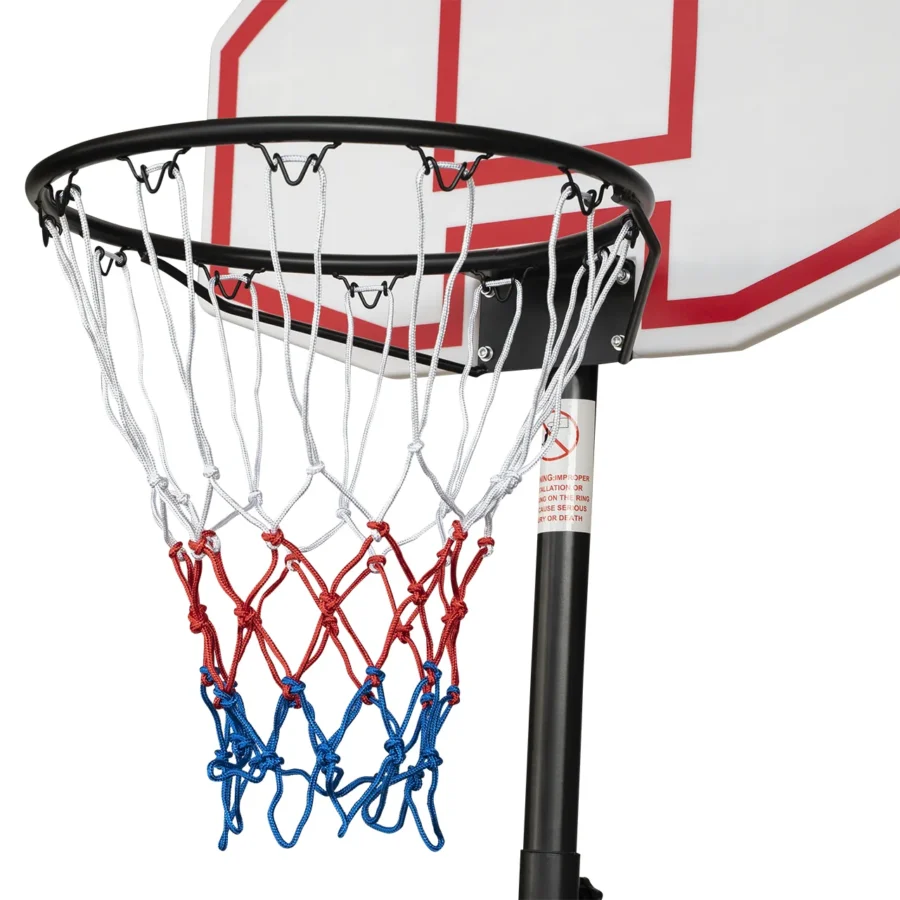 Zestaw Kosz do koszykówki ze regulowanym stojakiem piłka i pompka w zestawie