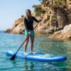 Deska SUP 335cm niebieska pompowana stabilna i trwała dla początkujących Halofit