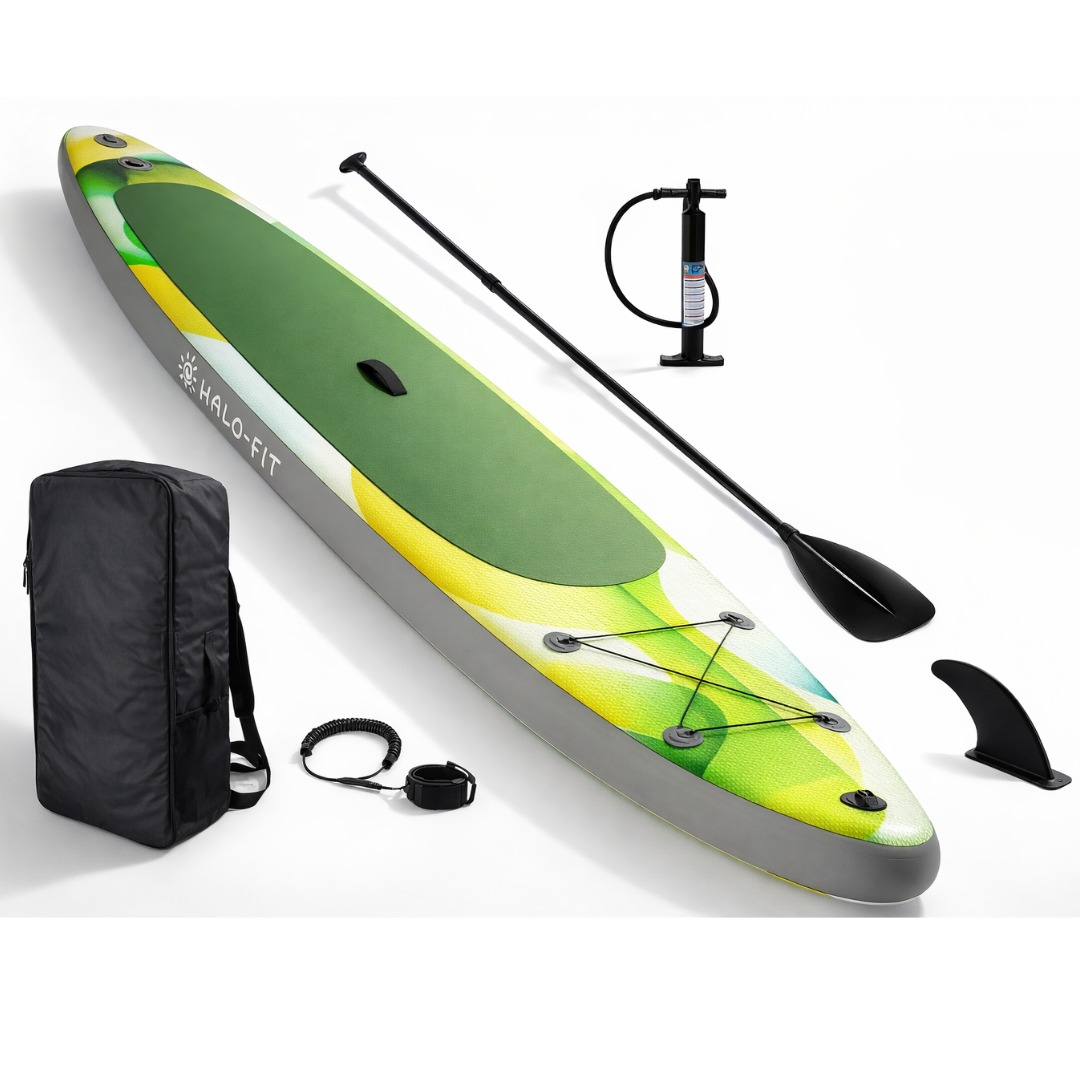 Deska SUP Halo-Fit 335cm zielona z wiosłem i pompką okazja