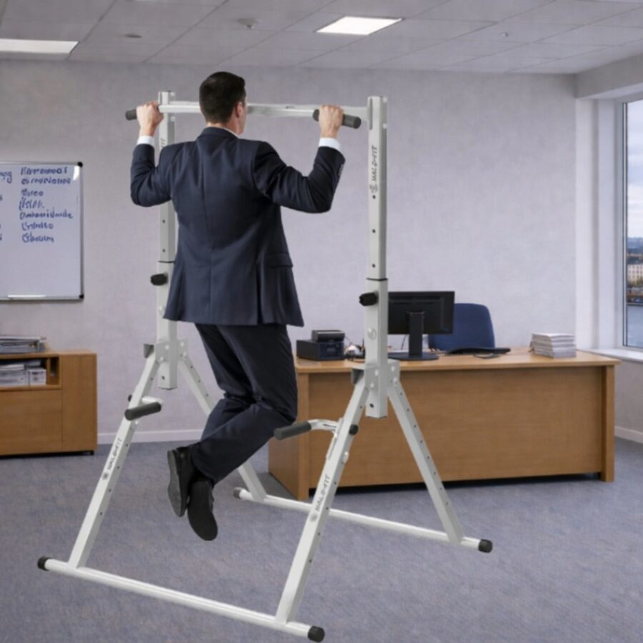 Drążek składany stcjonarny wielefunkcyonalny 120kg dla domowej silowni