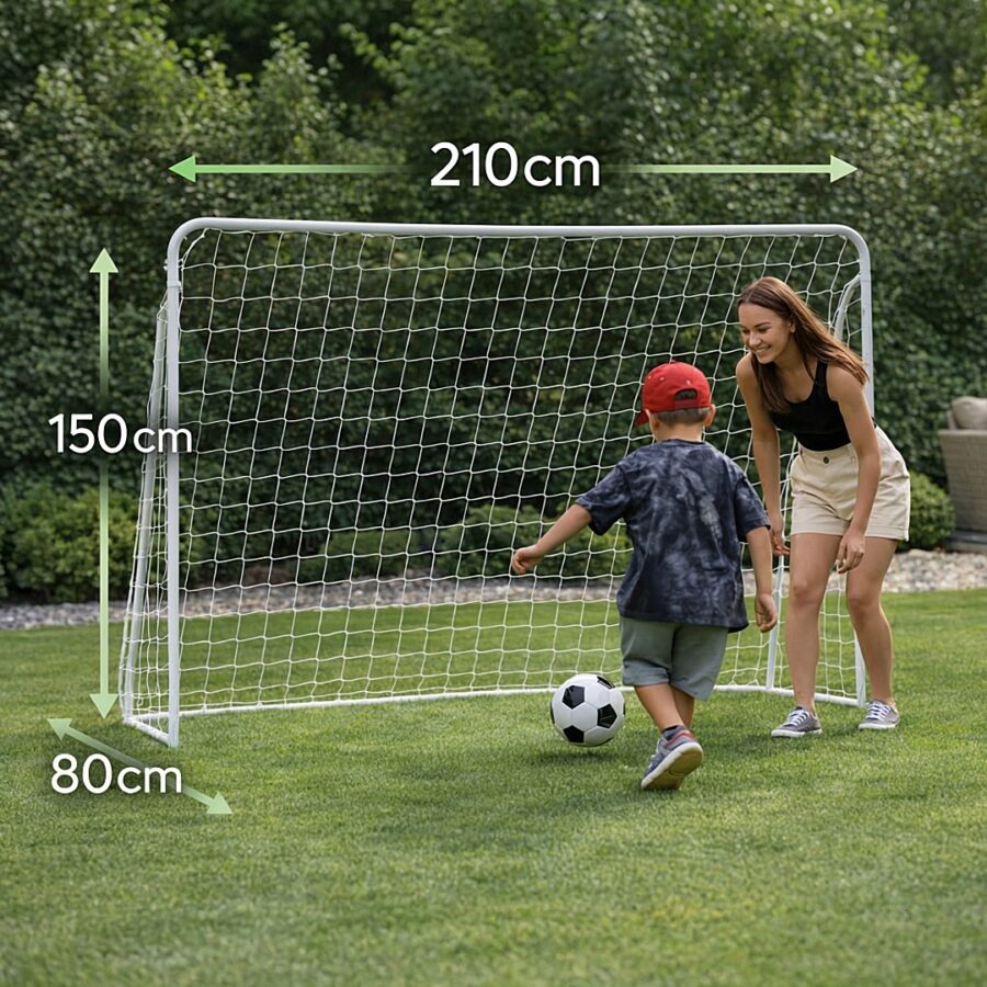 Metalowa Bramka Do Piłki Nożnej Składana 210150cm Stabilna i Trwała Halofit Metalowa Bramka Do Piłki Nożnej Składana 210150cm Stabilna i Trwała