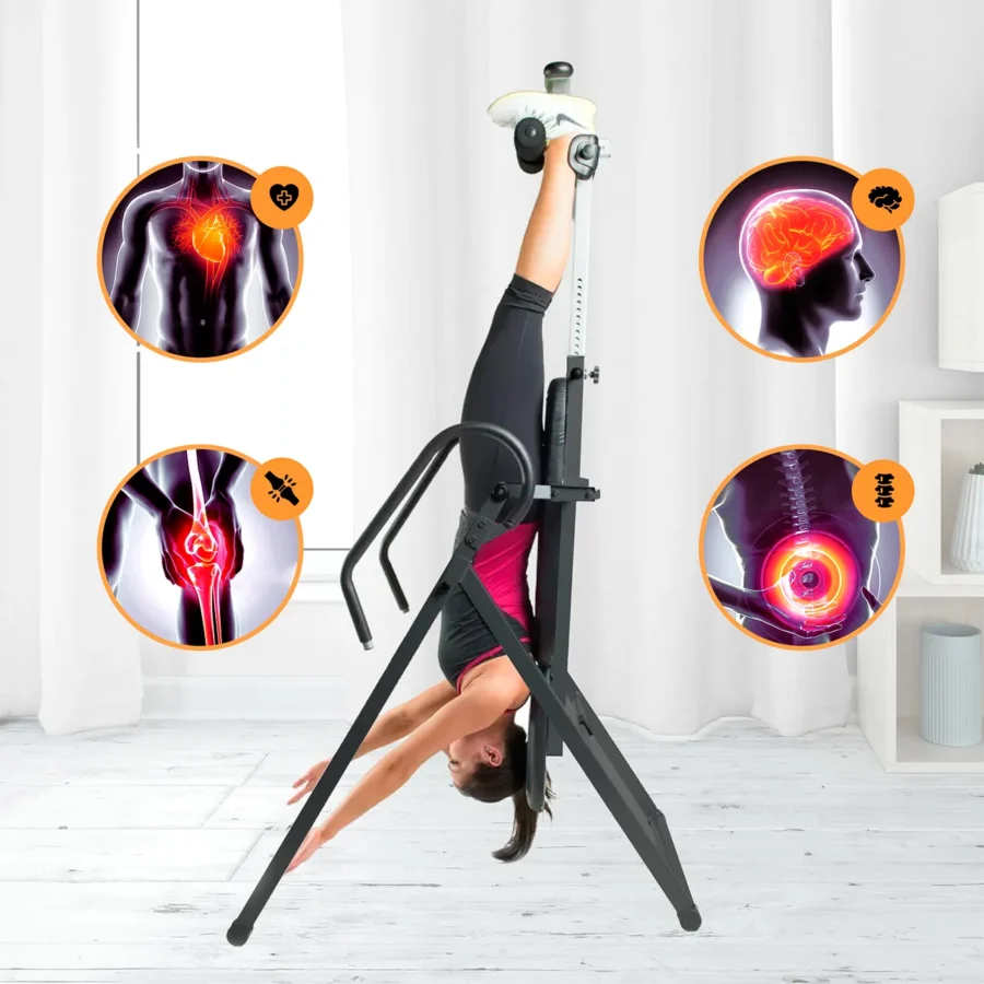 Ławka Grawitacyjna Inwersyjna Czerwona do 150 kg