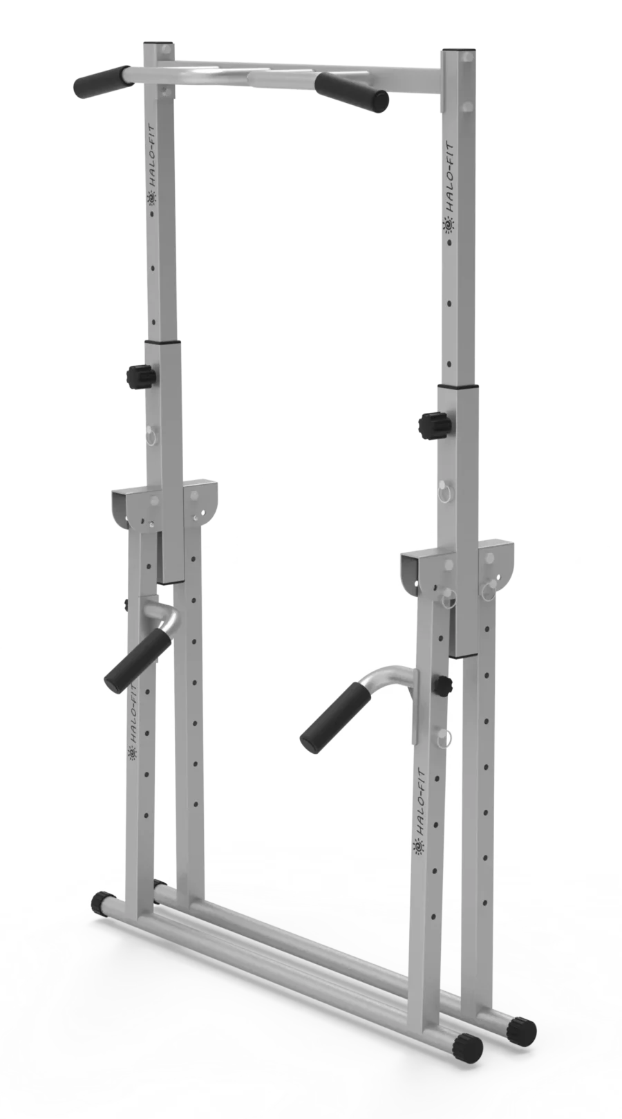 Drążek Wielofunkcyjny Stacjonarny Składany z Poręczami do Dipów do120kg