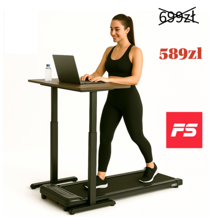 Bieżnia bez poręczy domowa do pracy przy biurku z aplikacja FitShow