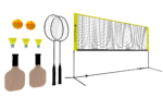 zestaw do badmintona i pickleballa