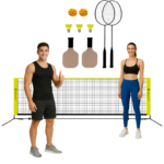 zestaw do badmintona i pickleballa
