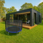 Dużą trampolina dla dzieci
