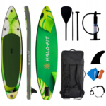 Deska SUP pompowana 335cm zielona z wiosłem i pompką