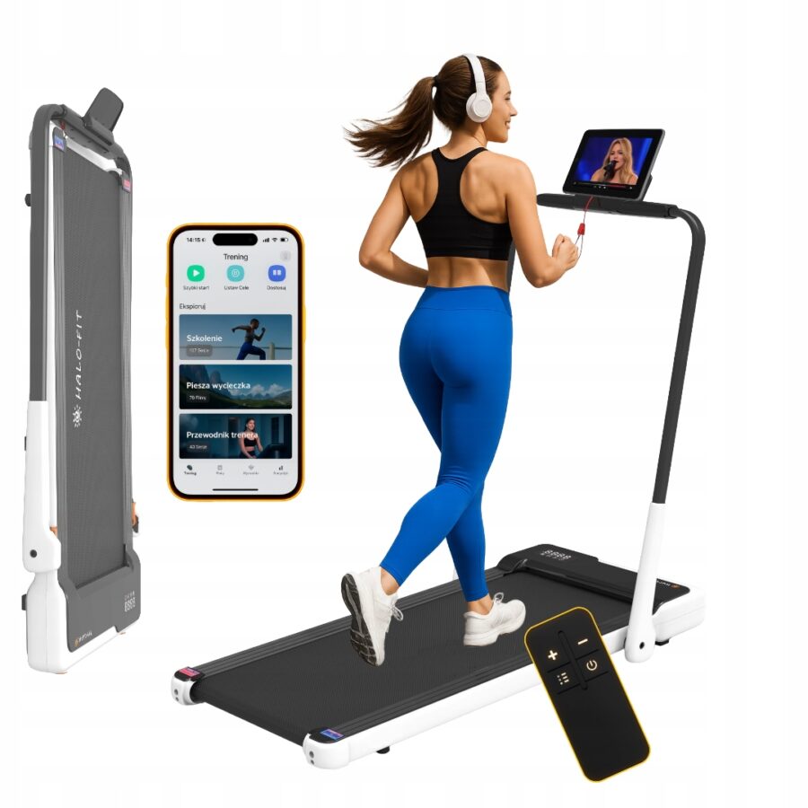 Bieżnia Elektryczna Domowa Składana X150 Halo-Fit Aplikacja Fitshow 12kmh
