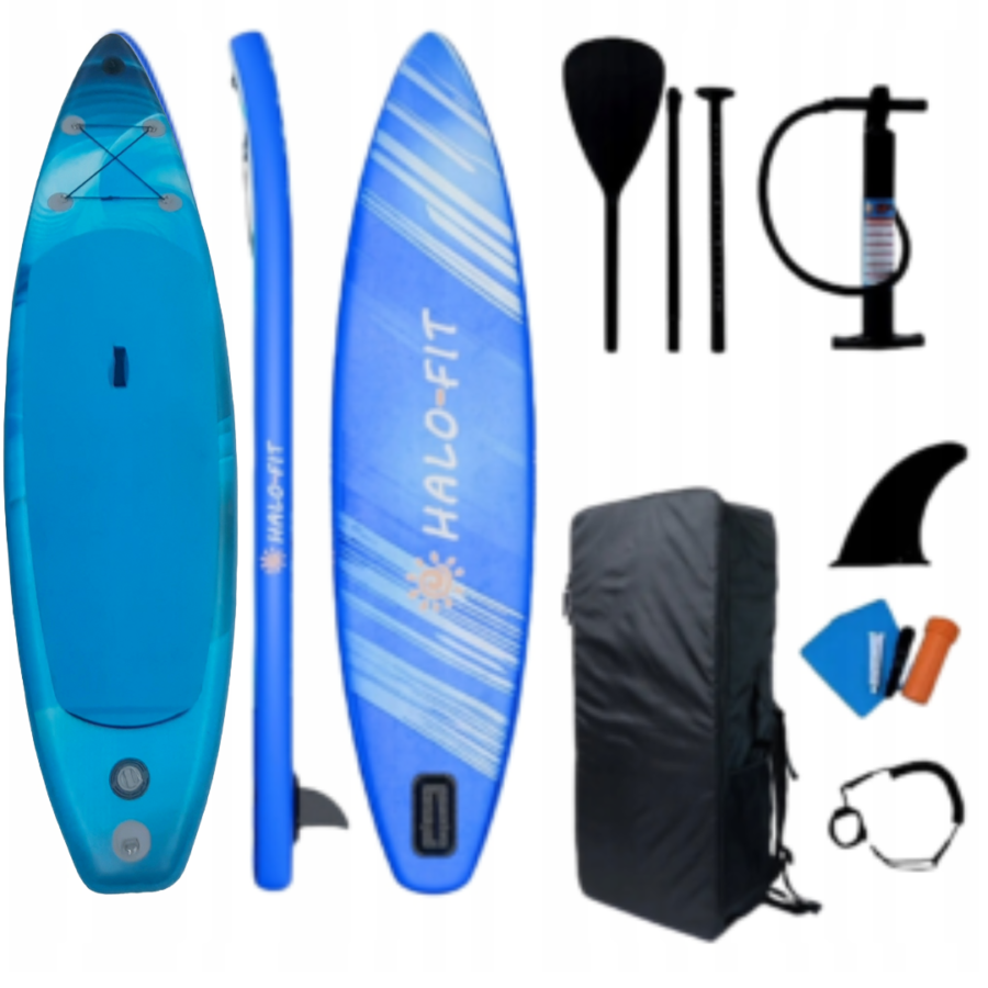Deska SUP 335cm niebieska z wiosłem i pompką
