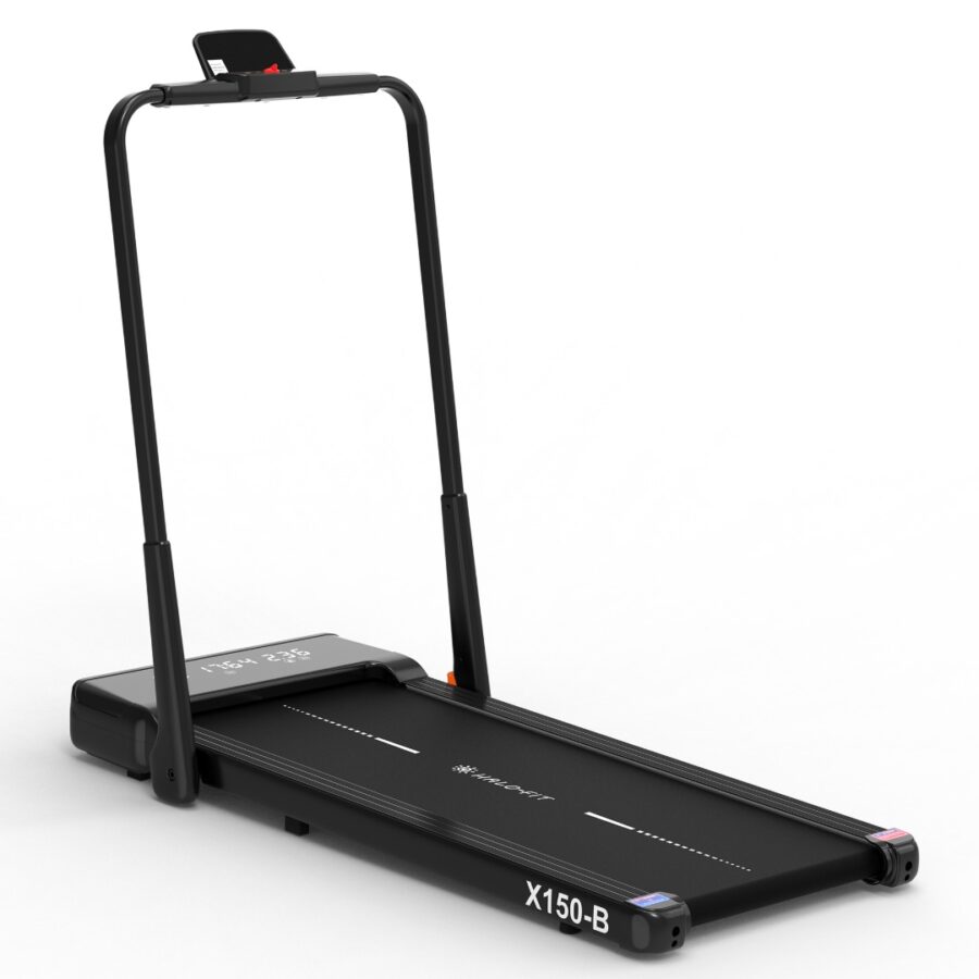 Untitled (17) Bieżnia elektryczna składana X150 czarna – 12 km/h, aplikacja FitShow, 110 kg