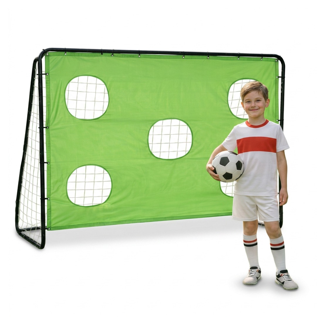 Bramka piłkarska z matą celnościową 240x170 cm - mocna 420D Oxford Halofit tanio