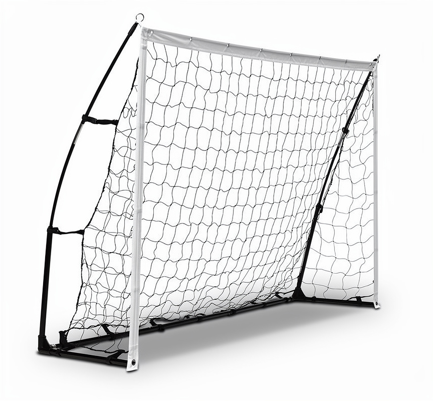 Składana bramka piłkarska z torbą i włóknem szklanym 240x170 cm - lekka i szybka w montażu