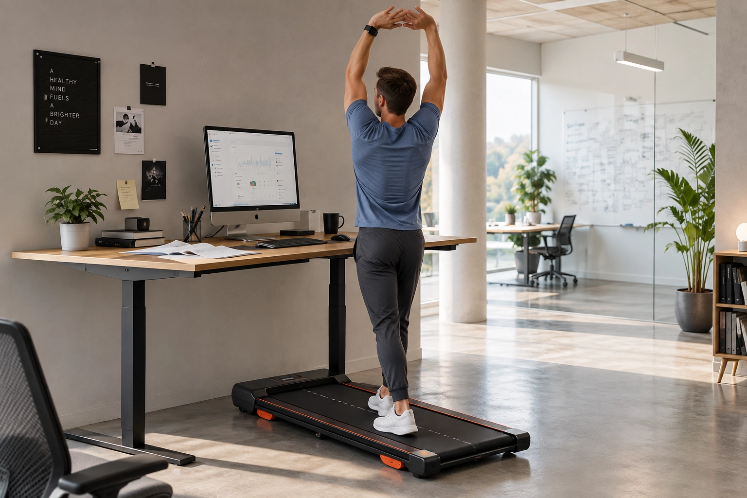 Aktywna przerwa na bieżni HALO-FIT LUNA