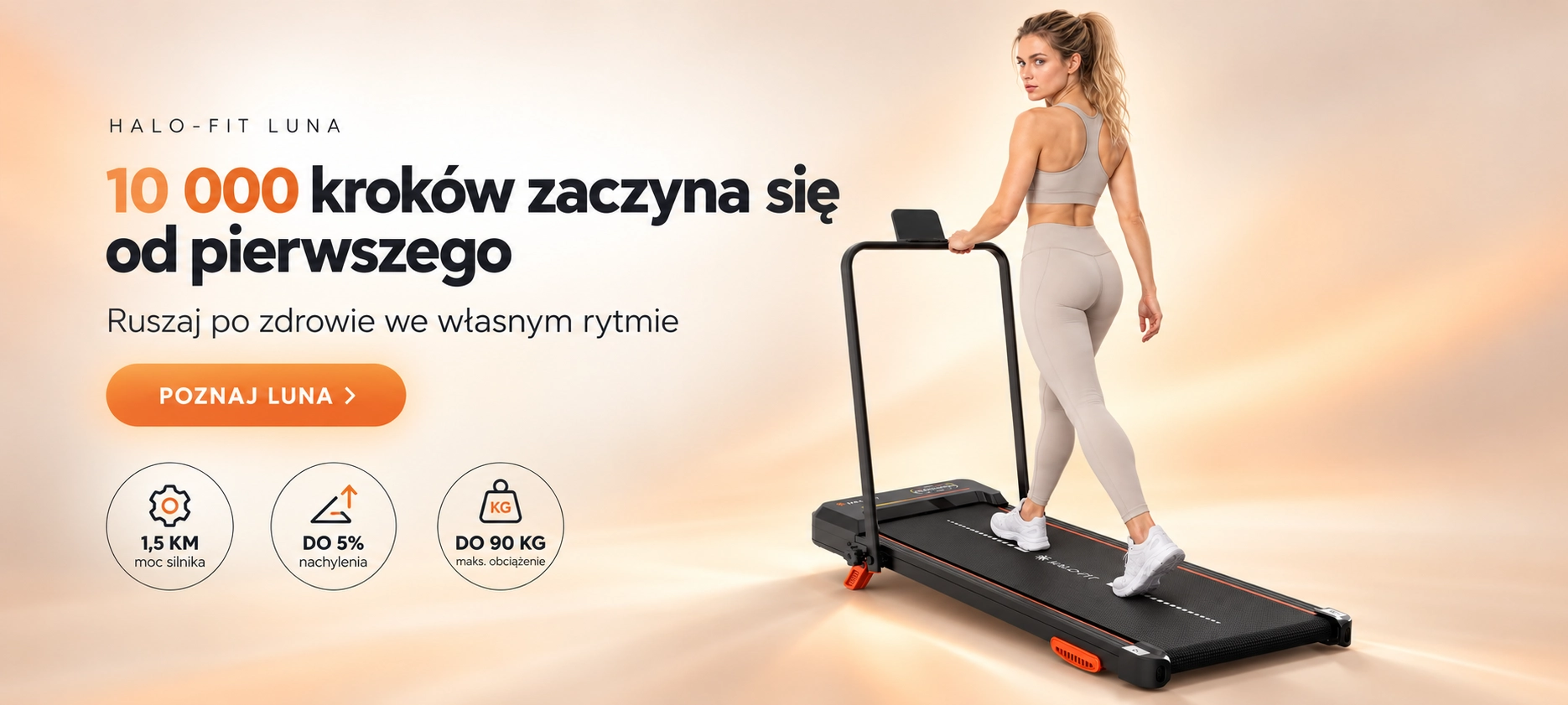 Bieżnia domowa HALO-FIT LUNA