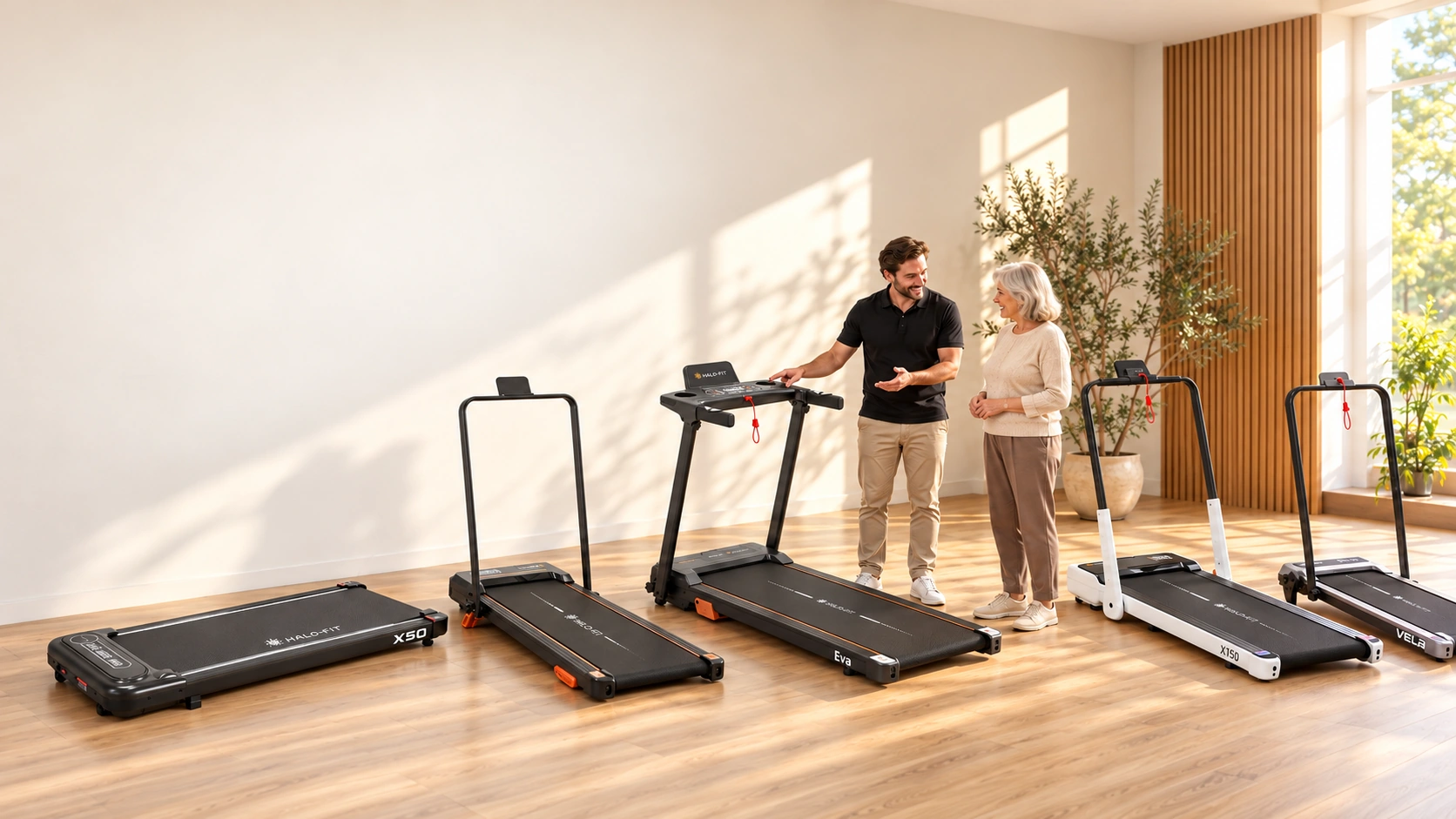 Zobacz bieżnie HALO-FIT na żywo po wcześniejszym umówieniu wizyty